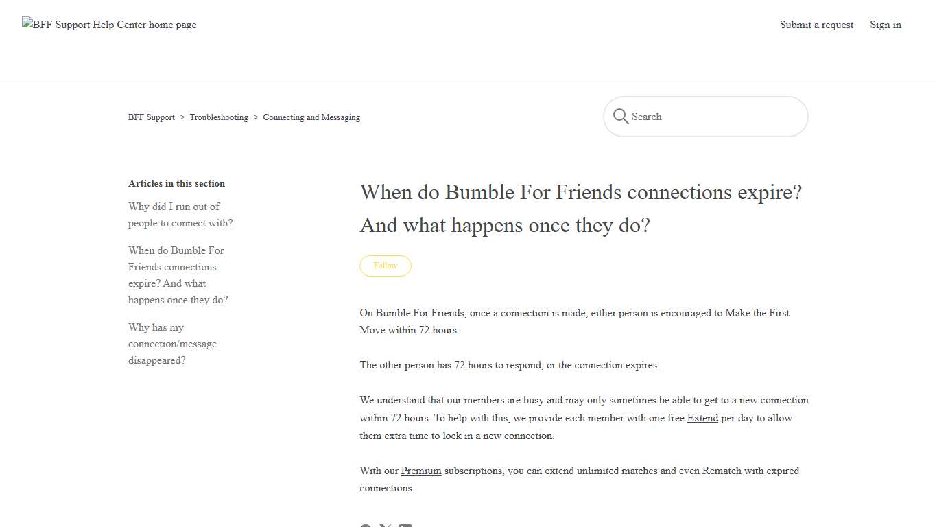 When do Bumble For Friends connections expire? And what happens once they do? – BFF Support